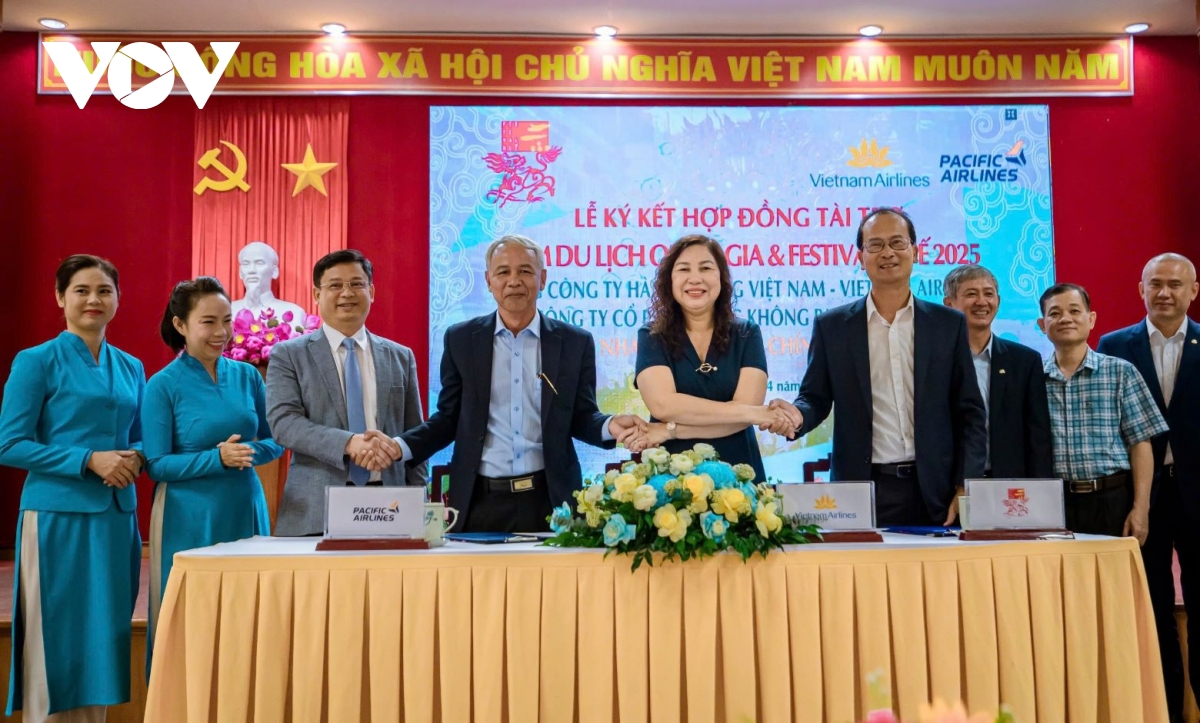 “Nhà vận chuyển chính thức” của Năm Du lịch quốc gia và Festival Huế 2025